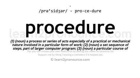 proceder meaning in english.